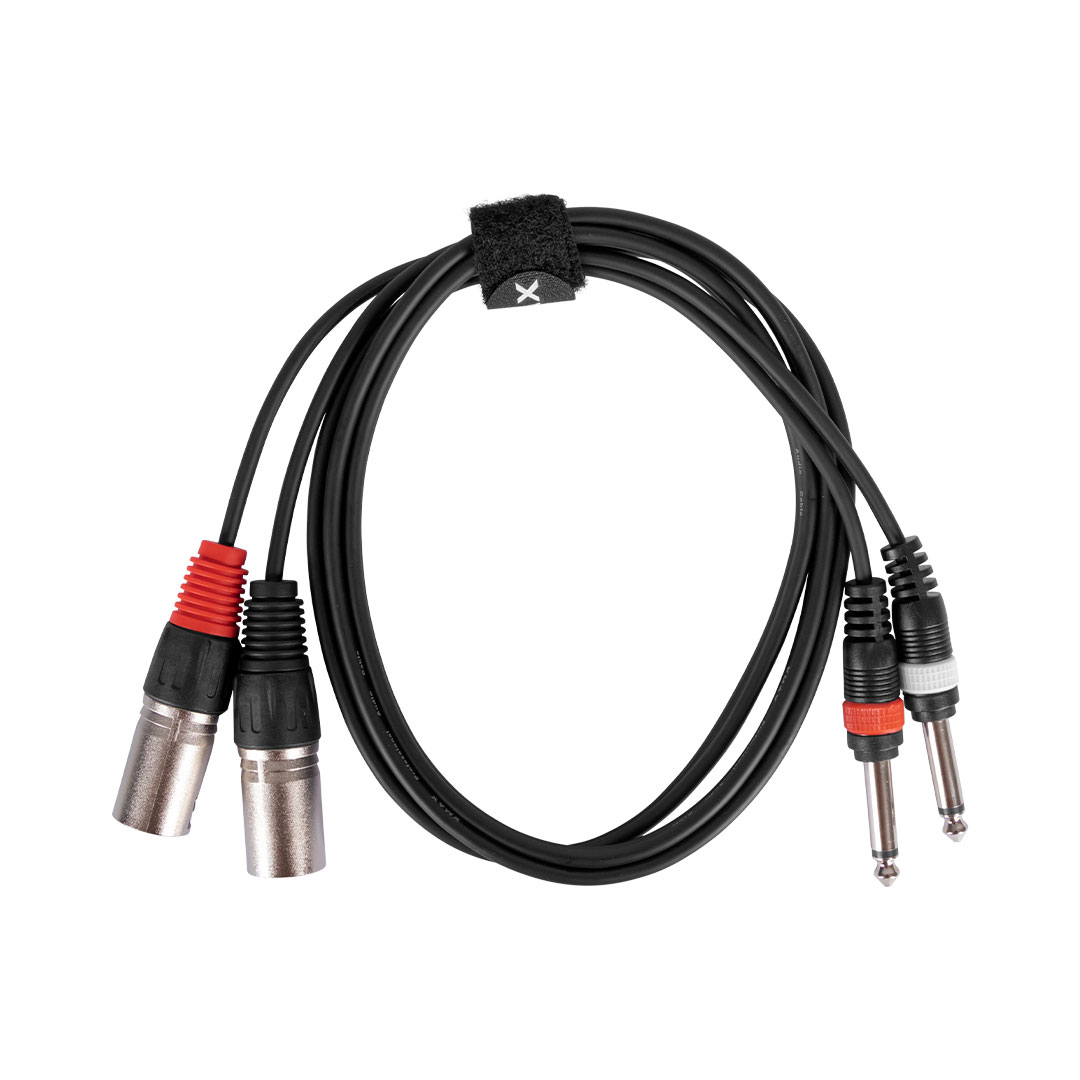 XMAX Dual Mono Jack-Dual XLR Male 1.5m - Image 2