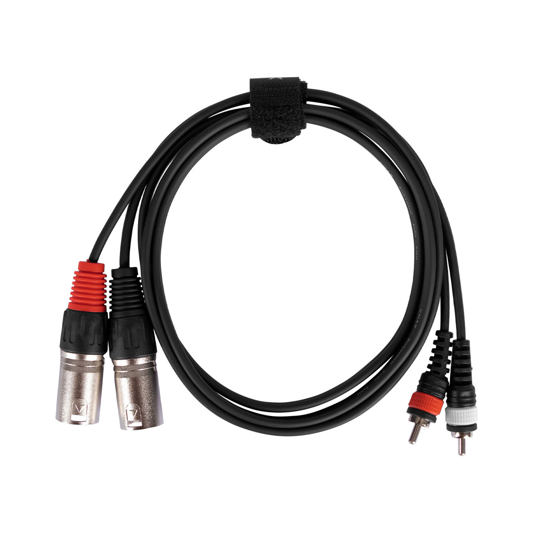 XMAX Dual XLR Male-Dual RCA 1.5m - Image 2