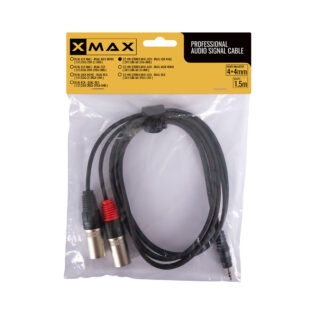 XMAX Dual XLR Male-Minijack 1.5m