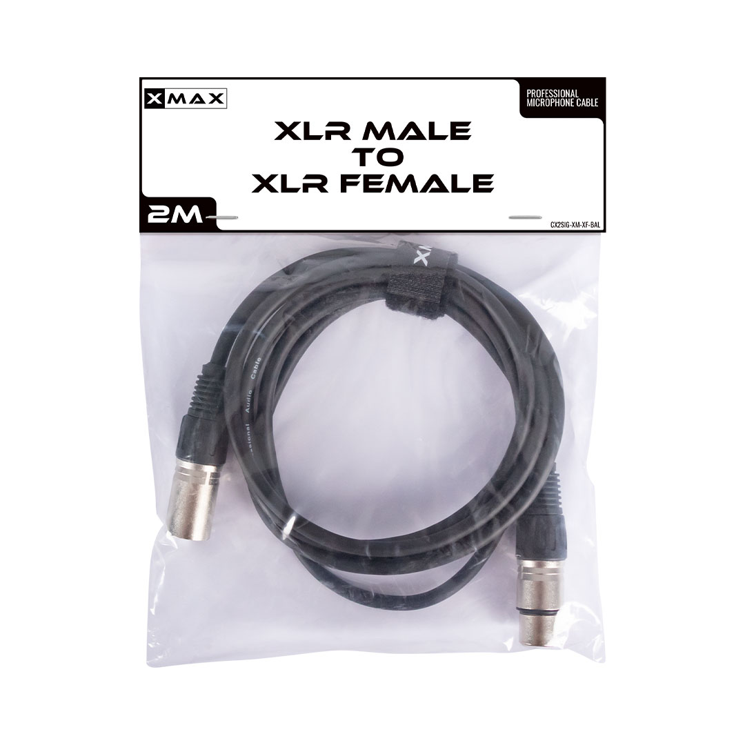 XMAX XLR Male-XLR Female 2m