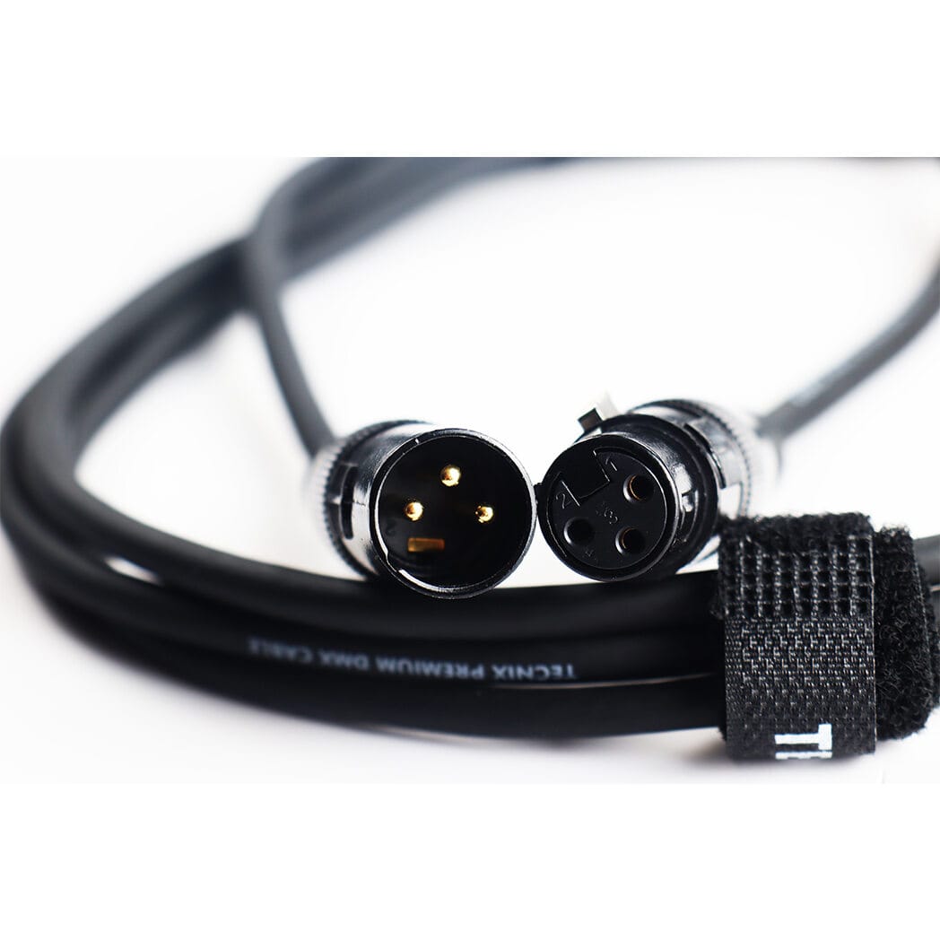 TECNIX 5 METER DMX CABLE - BLACK - Image 2