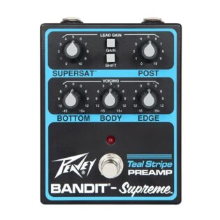 BANDIT-SUPREME TEAL STRIPE PREAMP PEDAL