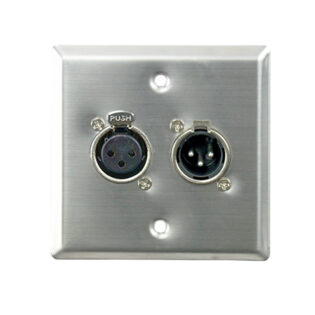 TECNIX PANEL BOX XLRM, XLRF - WALL MOUNT
