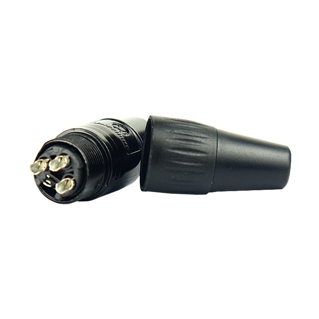 TECNIX Female 3-Pin Xlr Connector China Neutrik Black Chassis - Image 2