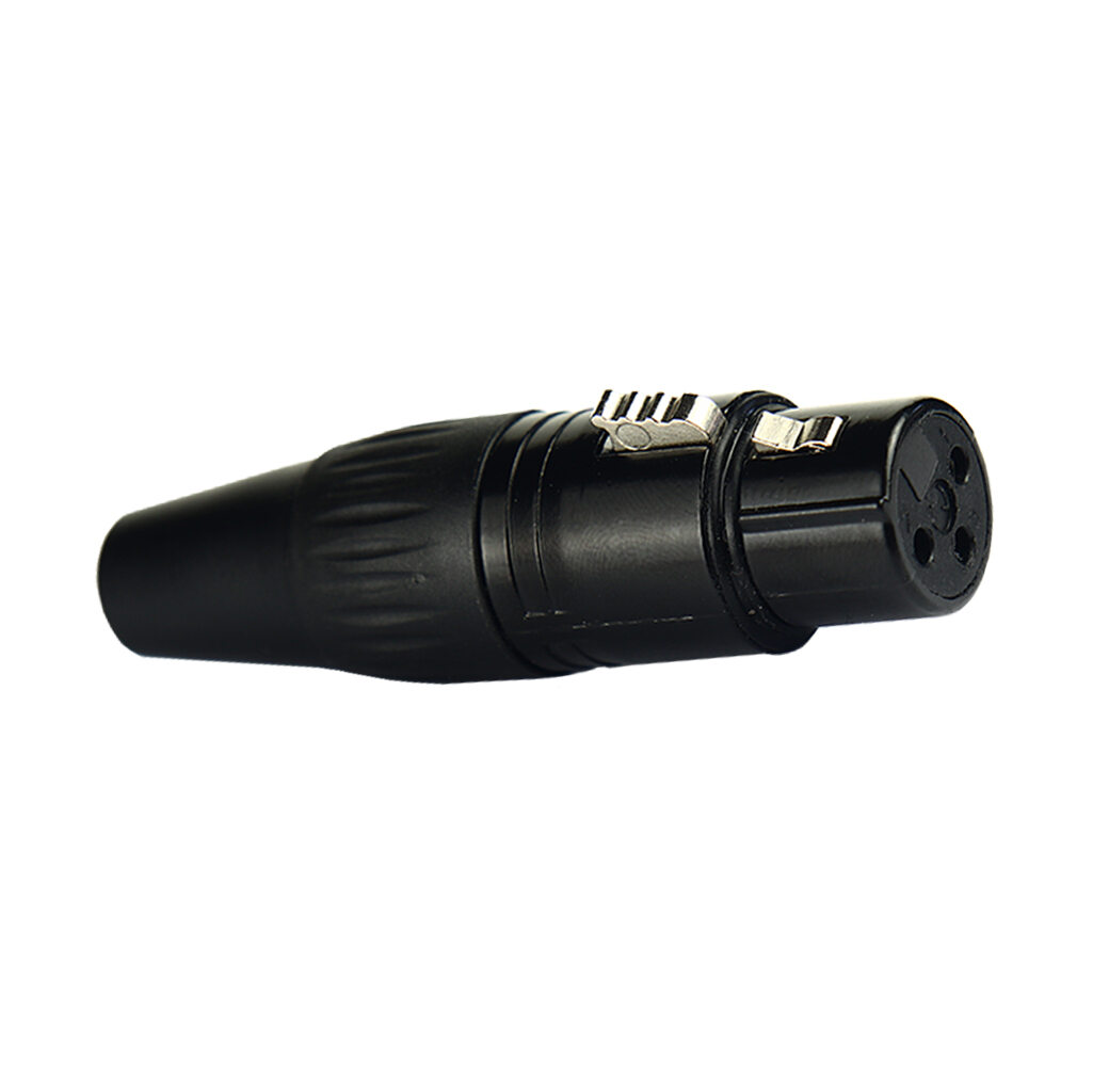 TECNIX Female 3-Pin Xlr Connector China Neutrik Black Chassis