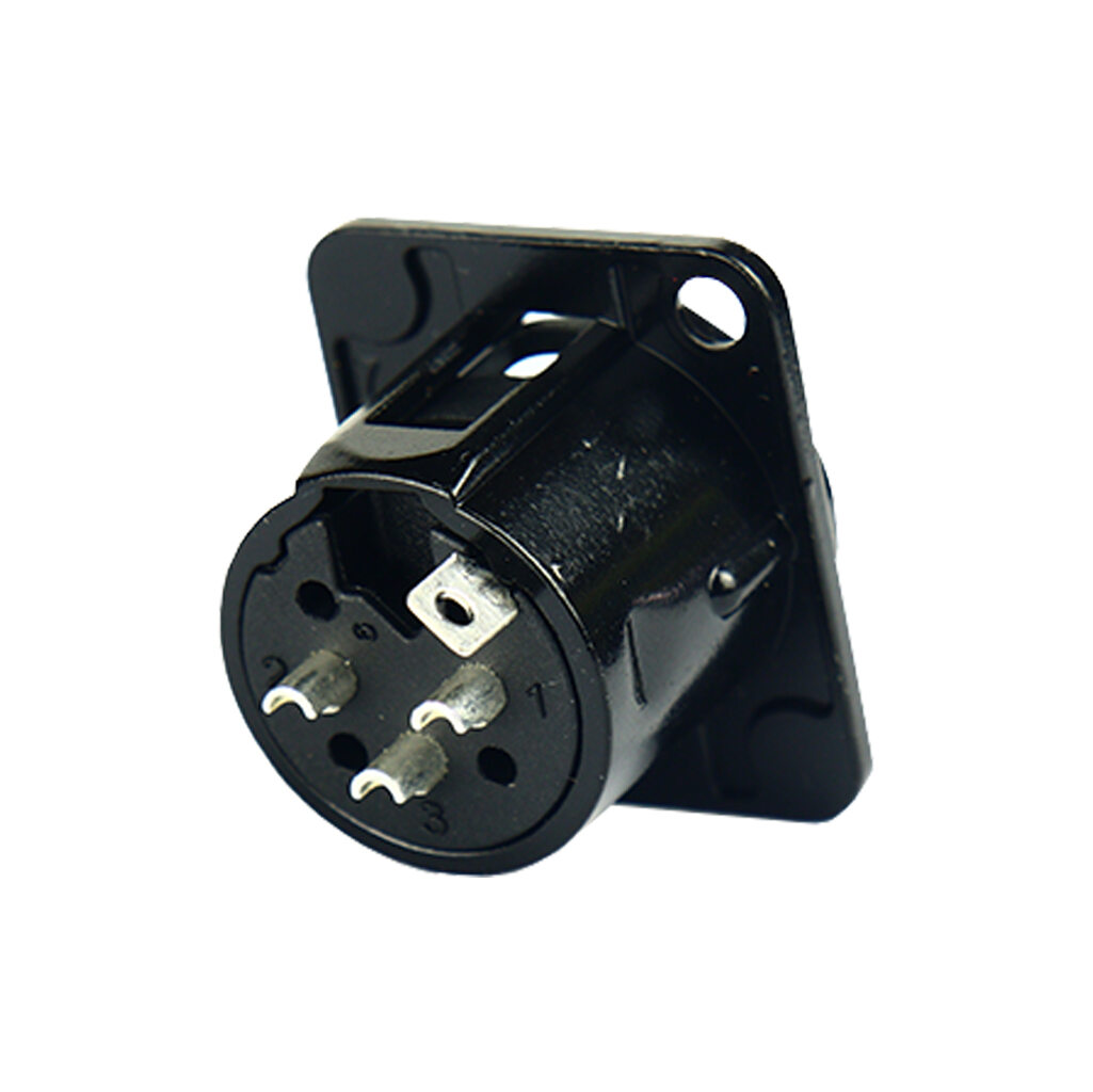TECNIX Female 3-Pin Chessy Mount Black Chassis - Image 2