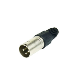 TECNIX Male 3-Pin XLR Connector
Silver Chassis
