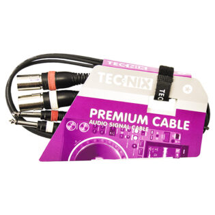 Tecnix Dual XLR Male to Dual 1/4'' Mono Jack – 1. 5m