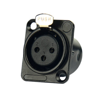 TECNIX Female 3-Pin Chessy Mount Black Chassis