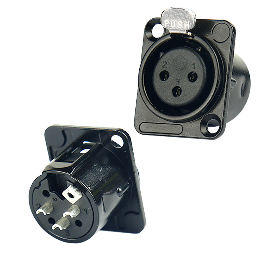 TECNIX Female 3-Pin Chessy Mount Black Chassis - Image 3