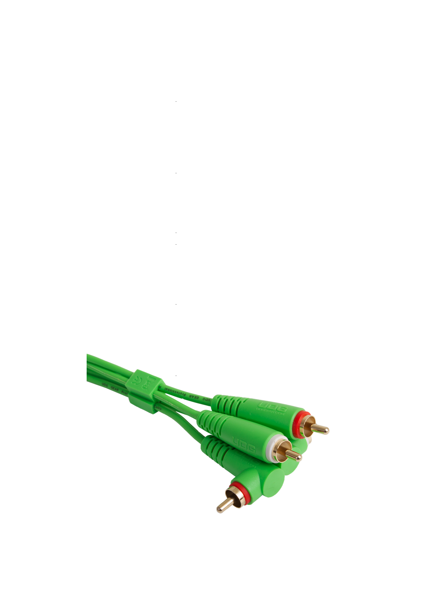UDG Ultimate Audio Cable Set RCA Straight - RCA Angled 3m: U97005GR - Image 2
