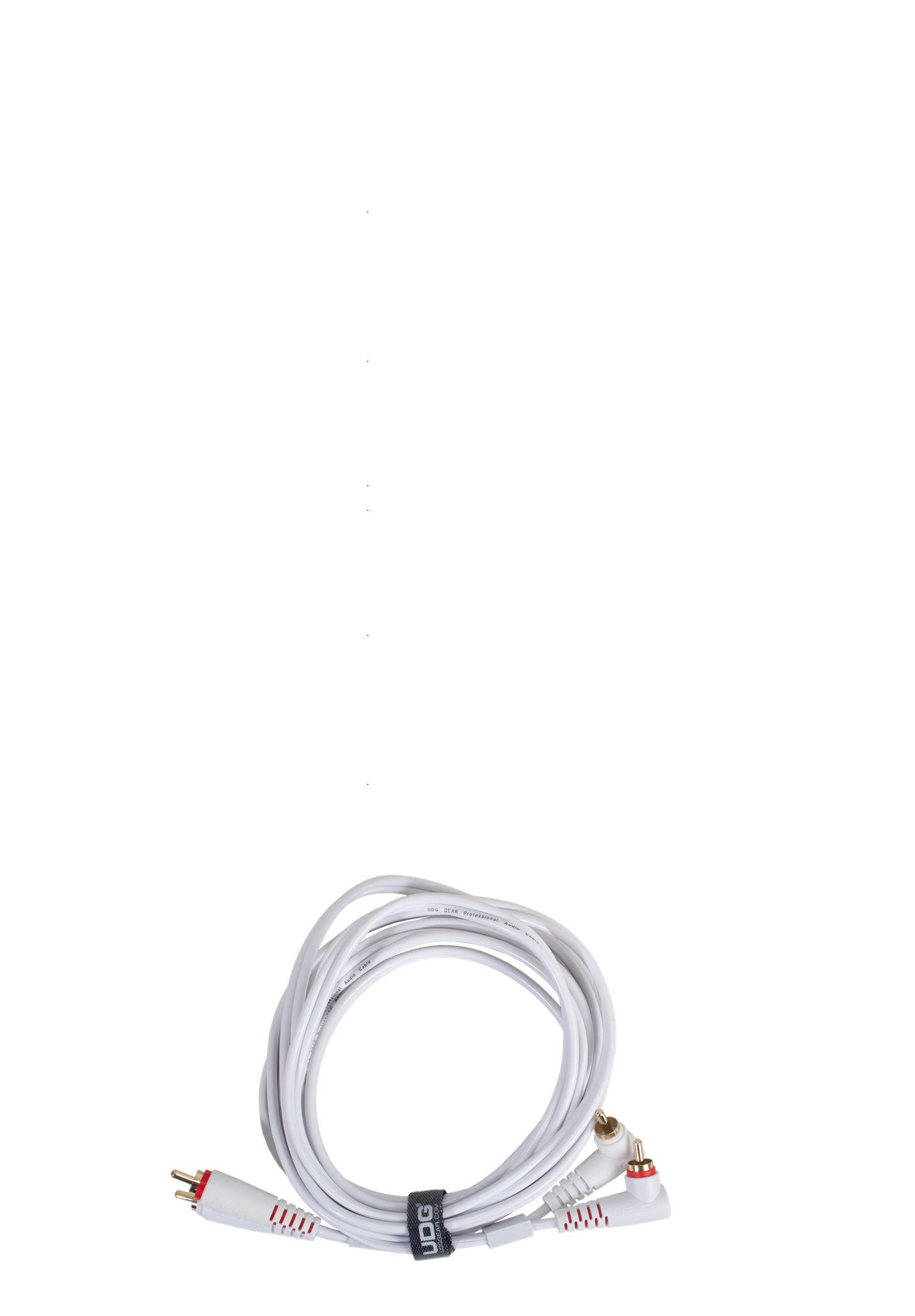UDG Ultimate Audio Cable Set RCA Straight - RCA Angled 3m : U97005WH