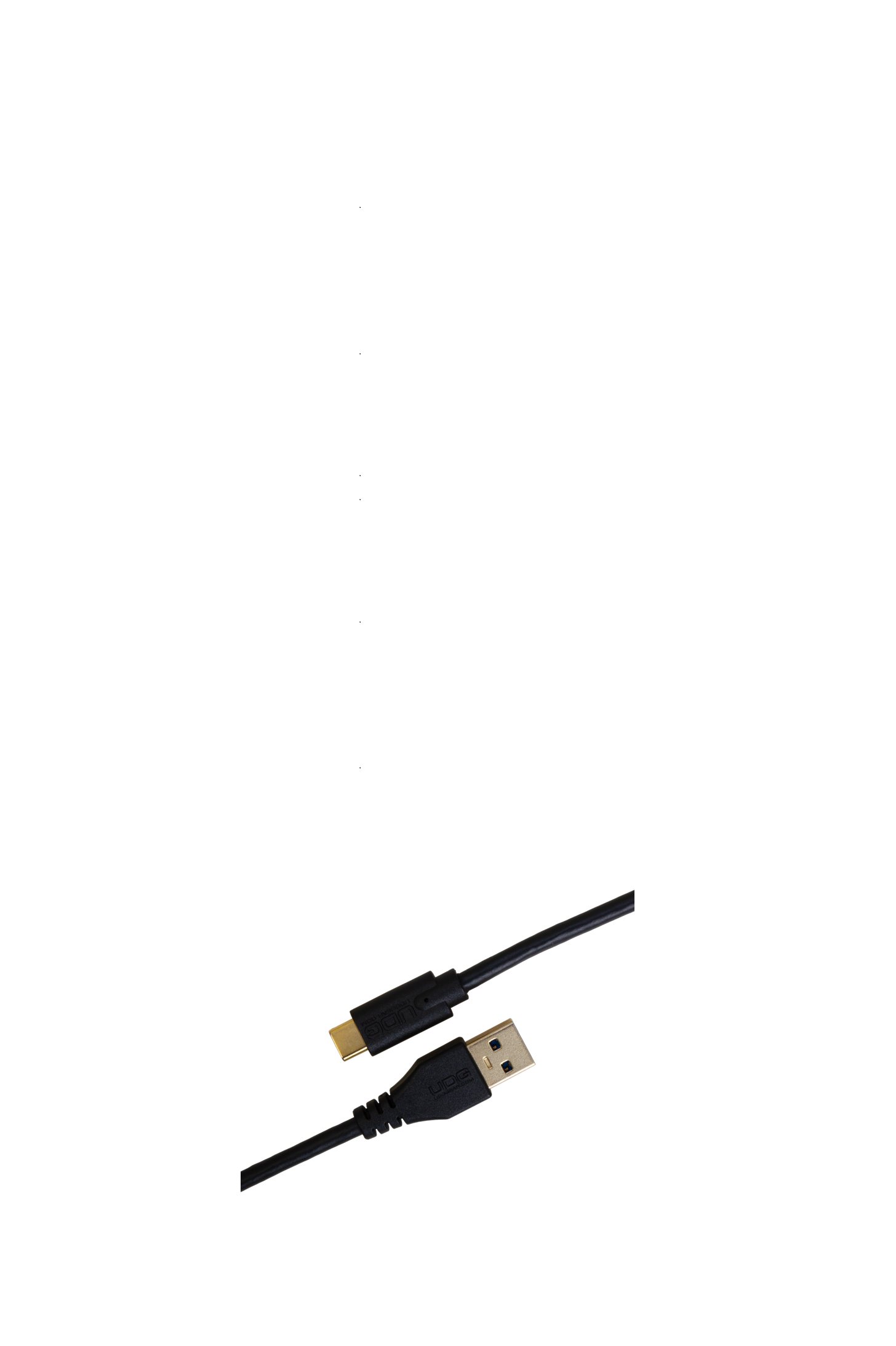 UDG Ultimate Audio Cable USB 3.2 C-A Straight 1,5m: U98001BL - Image 3