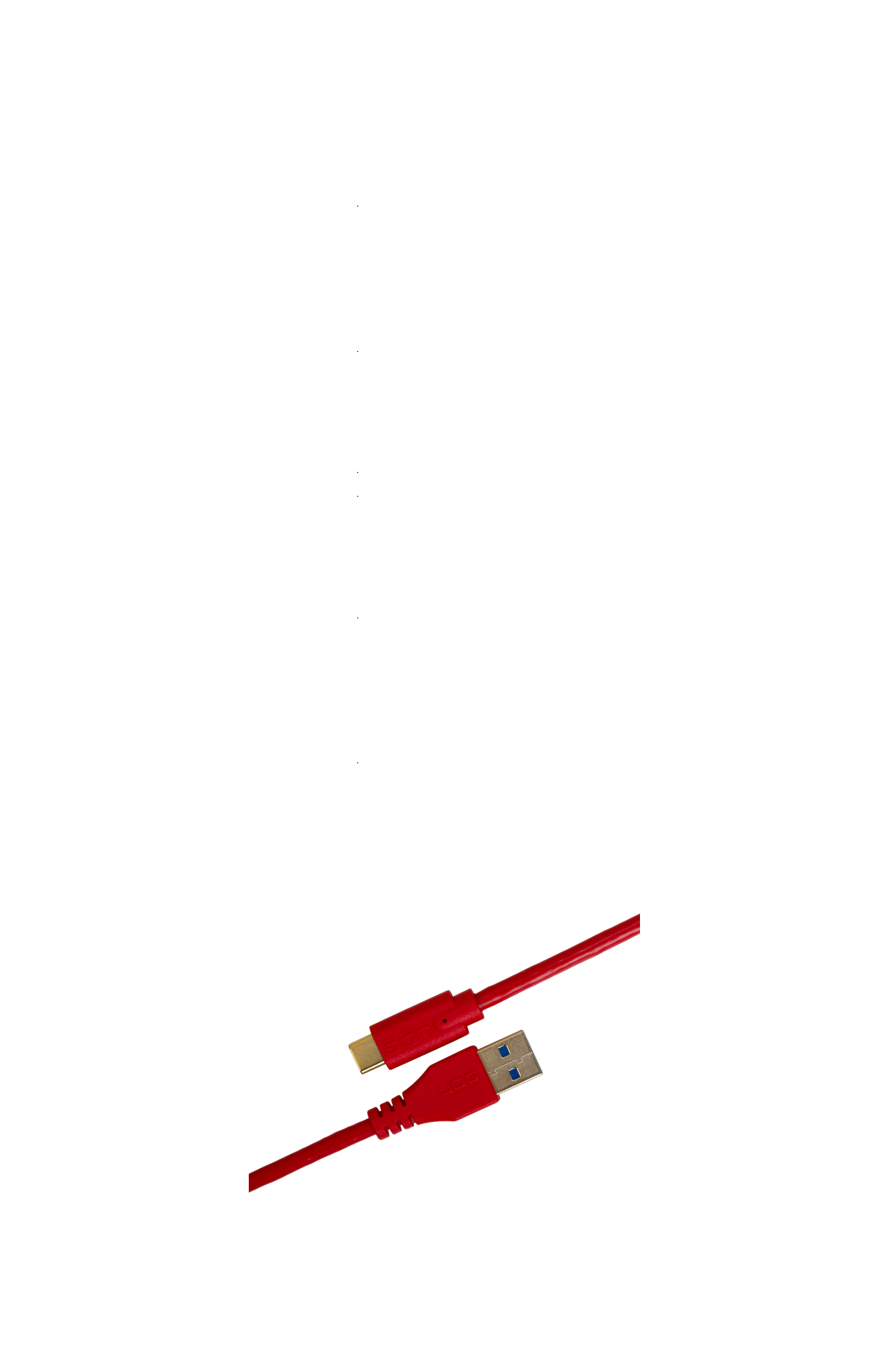UDG Ultimate Audio Cable USB 3.2 C-A Straight 1,5m: U98001RD - Image 3