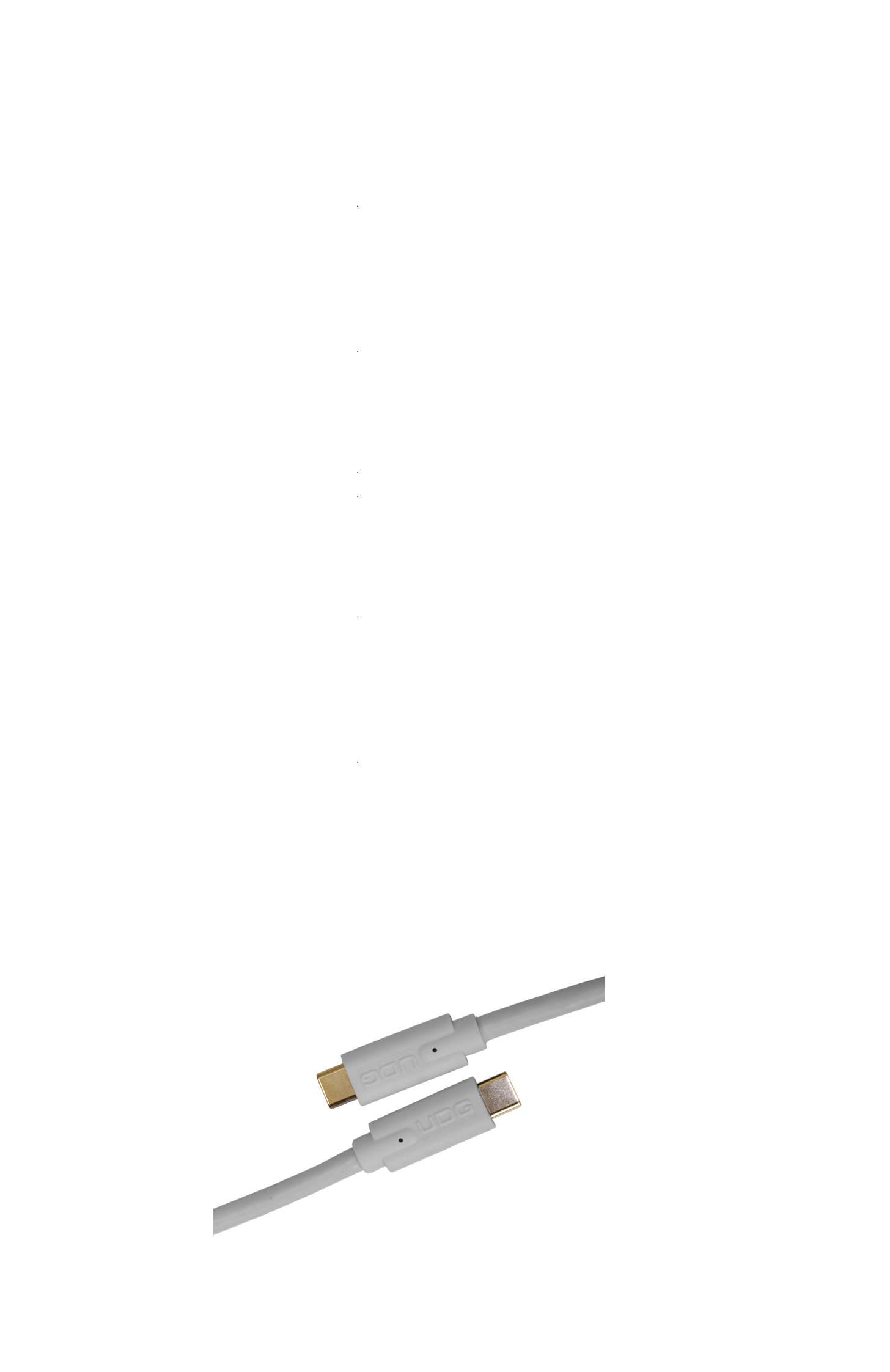 UDG Ultimate Audio Cable USB 3.2 C-C Straight 1,5m: U99001WH - Image 3