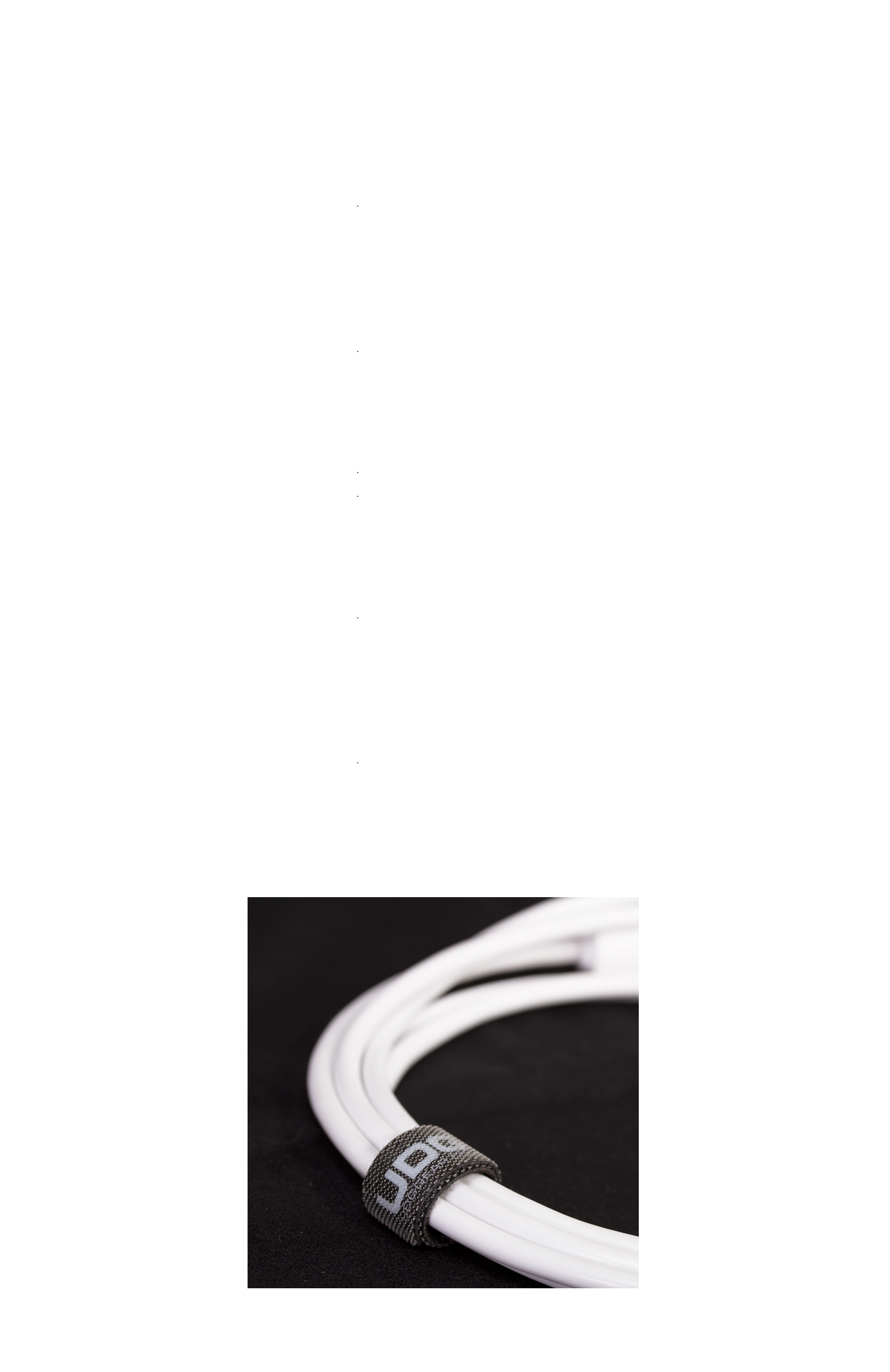 UDG Ultimate Audio Cable USB 3.2 C-C Straight 1,5m: U99001WH - Image 5