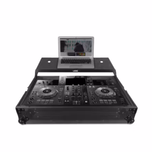 UDG Ultimate Flight Case Pioneer DJ XDJ-RR Black Plus (Laptop Shelf): U91065BL