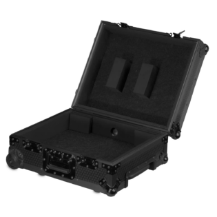 UDG Ultimate Flight Case Multi Format Turntable Black MK2 Plus (Trolley & Wheels)