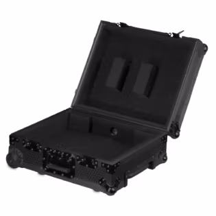 UDG Ultimate Flight Case Multi Format Turntable Black MK2 Plus (Trolley & Wheels)