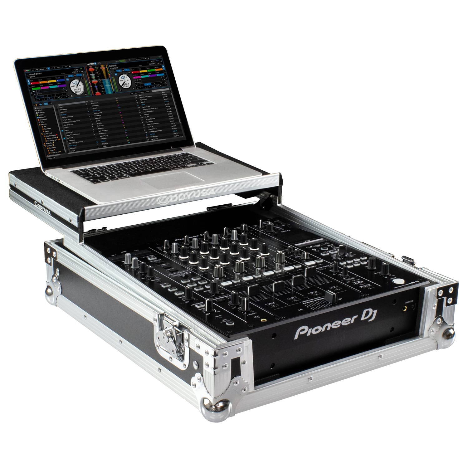 Odyssey Pioneer DJ DJM-A9 Flight Case with Glide Style Laptop Platform