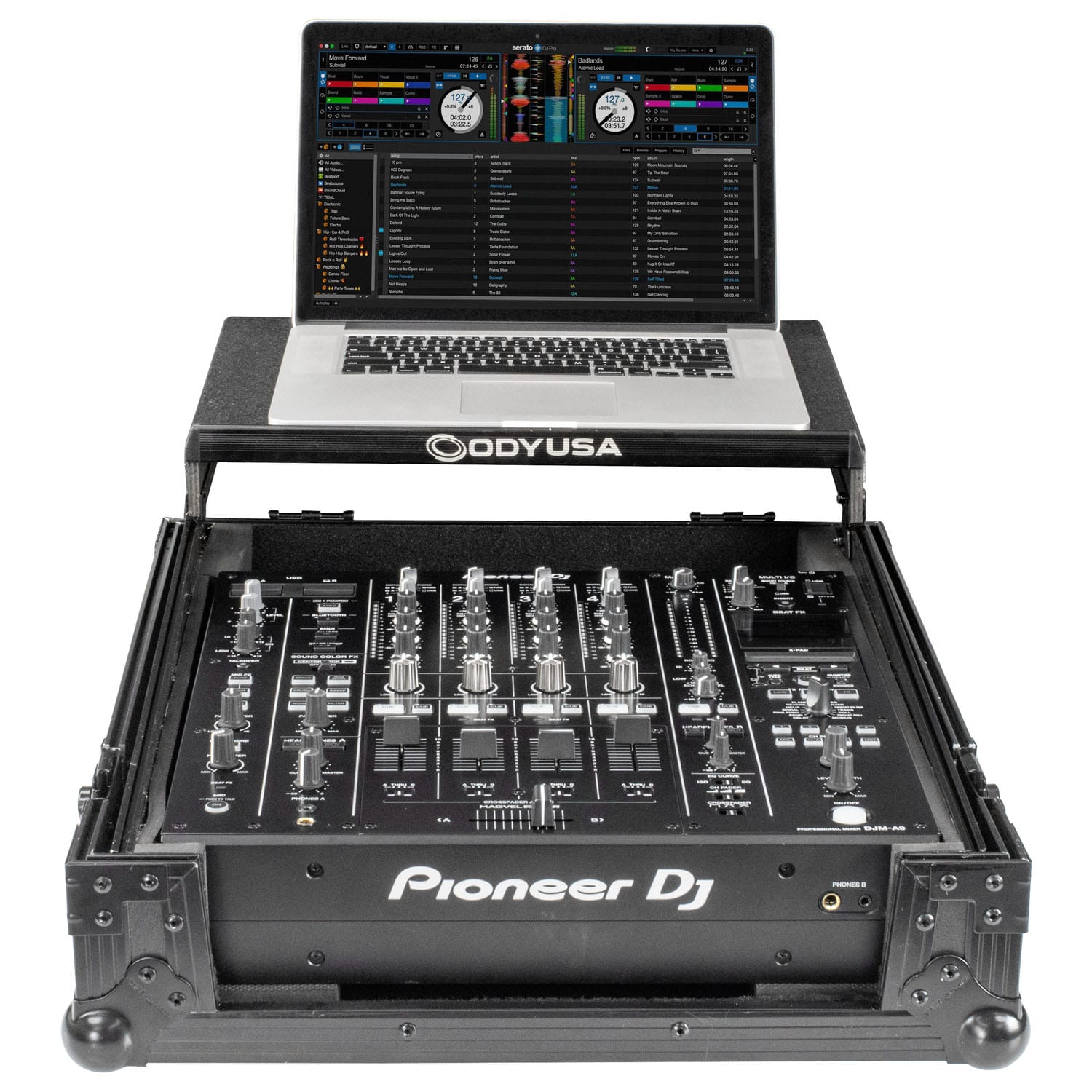 Odyssey Pioneer DJ DJM-A9 Black Label Flight Case with Glide Style Laptop Platform - Image 3