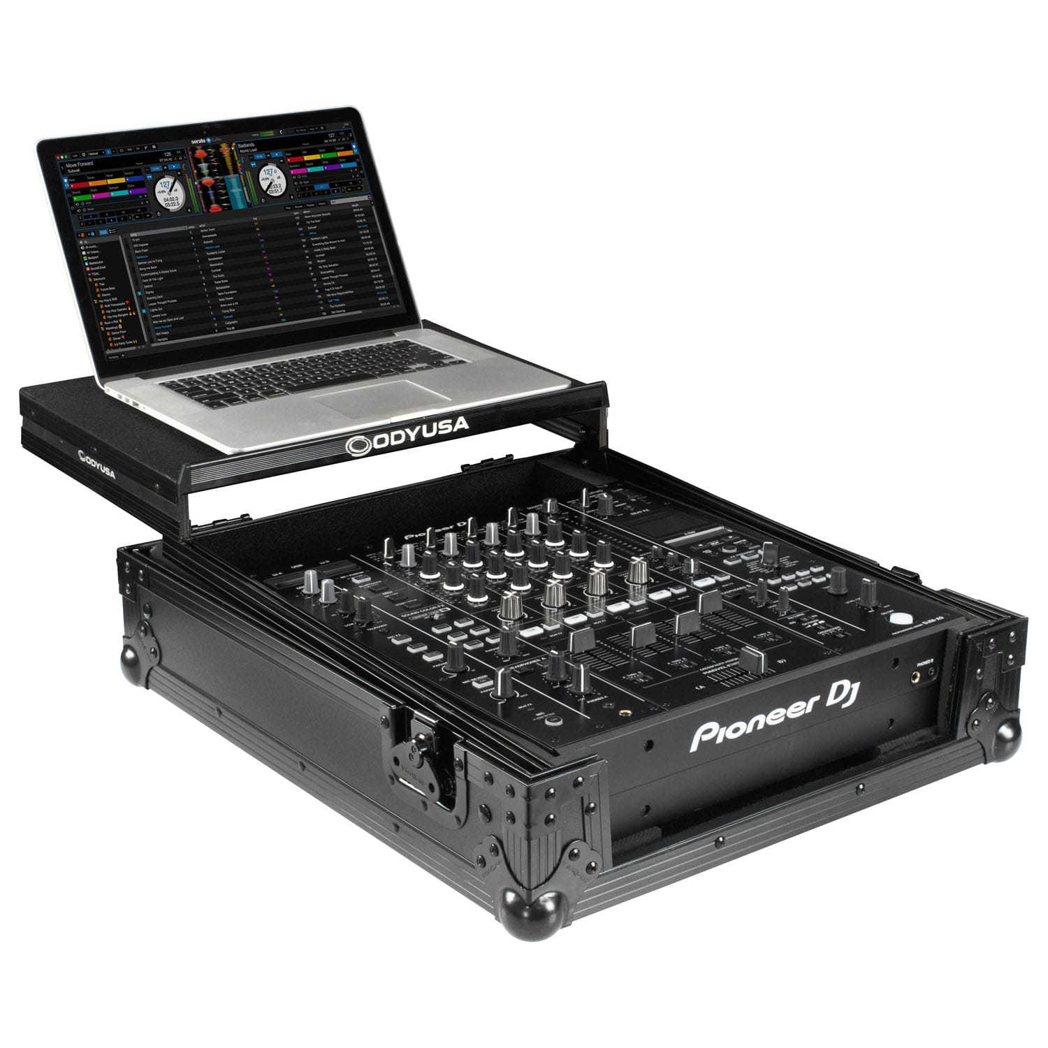 Odyssey Pioneer DJ DJM-A9 Black Label Flight Case with Glide Style Laptop Platform - Image 2