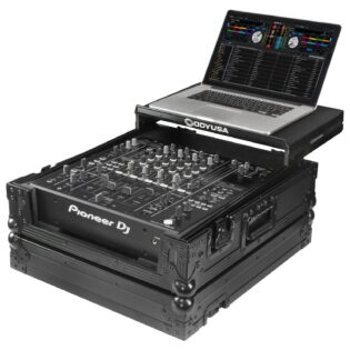 Odyssey Pioneer DJ DJM-A9 Black Label Flight Case with Glide Style Laptop Platform