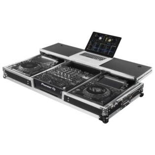 Odyssey Glide Style DJ Coffin Flight Case with Wheels for DJM-A9 and CDJ-3000 or Similar Size Gear