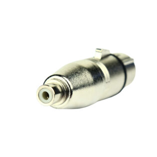 Tecnix XLR Female -RCA Female silver adaptor