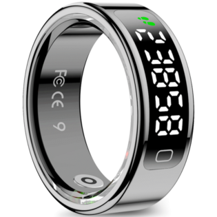 Volkano Ring Series Ring Pro Smart Ring with Charging Case - 19mm