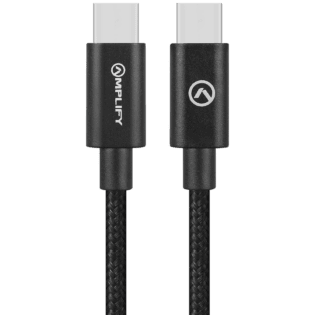 Amplify Linked Series USB-C to Type-C 60W Braided Cable 1.2m - Black