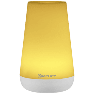 Amplify Glow Series LED Desk Lamp with 3 Lighting Modes - White