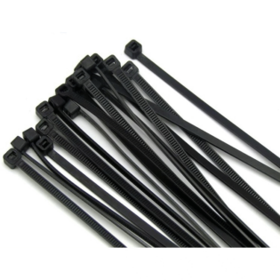 Ellies Cable Tie 3.6mm X 150mm -  100 PACK SIZE - BK