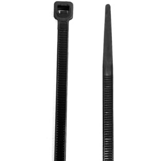 Ellies Cable Tie 4.8mm X 200mm - 20 PACK SIZE - BK