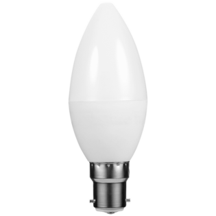 Ellies 5w C37 Residential Candle Stick Bulb B22 WW