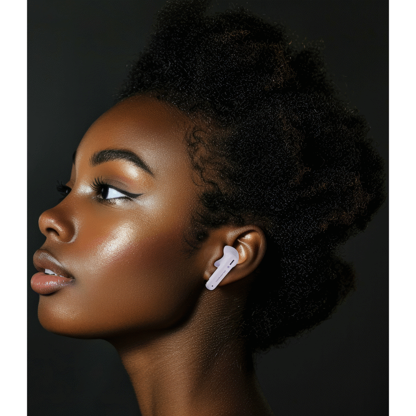 Volkano Jupiter Series TWS Earphones - Pastel Purple - Image 10