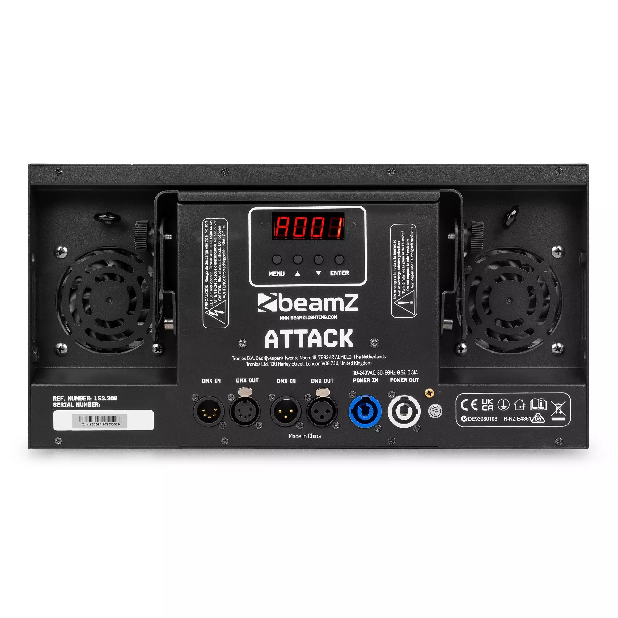 BEAMZ ATTACK LED COMBI STROBE 24X 5W RGB+CW+WW IP20 - Image 2