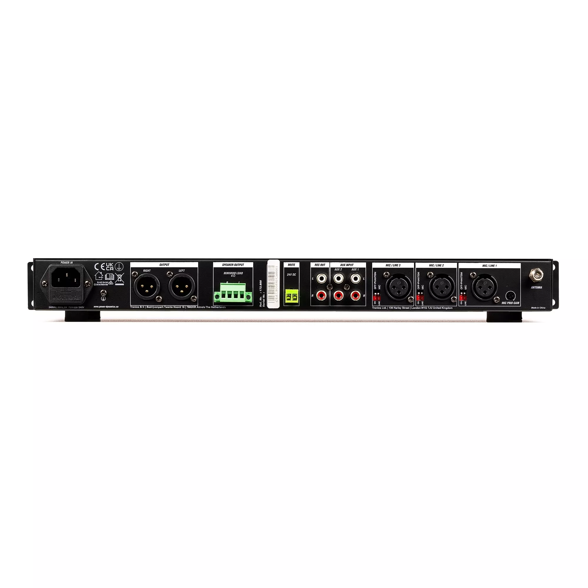 PDM PDC90 MIXER AMPLIFIER 1U 2X 60W USB/BT/DAB+ - Image 2