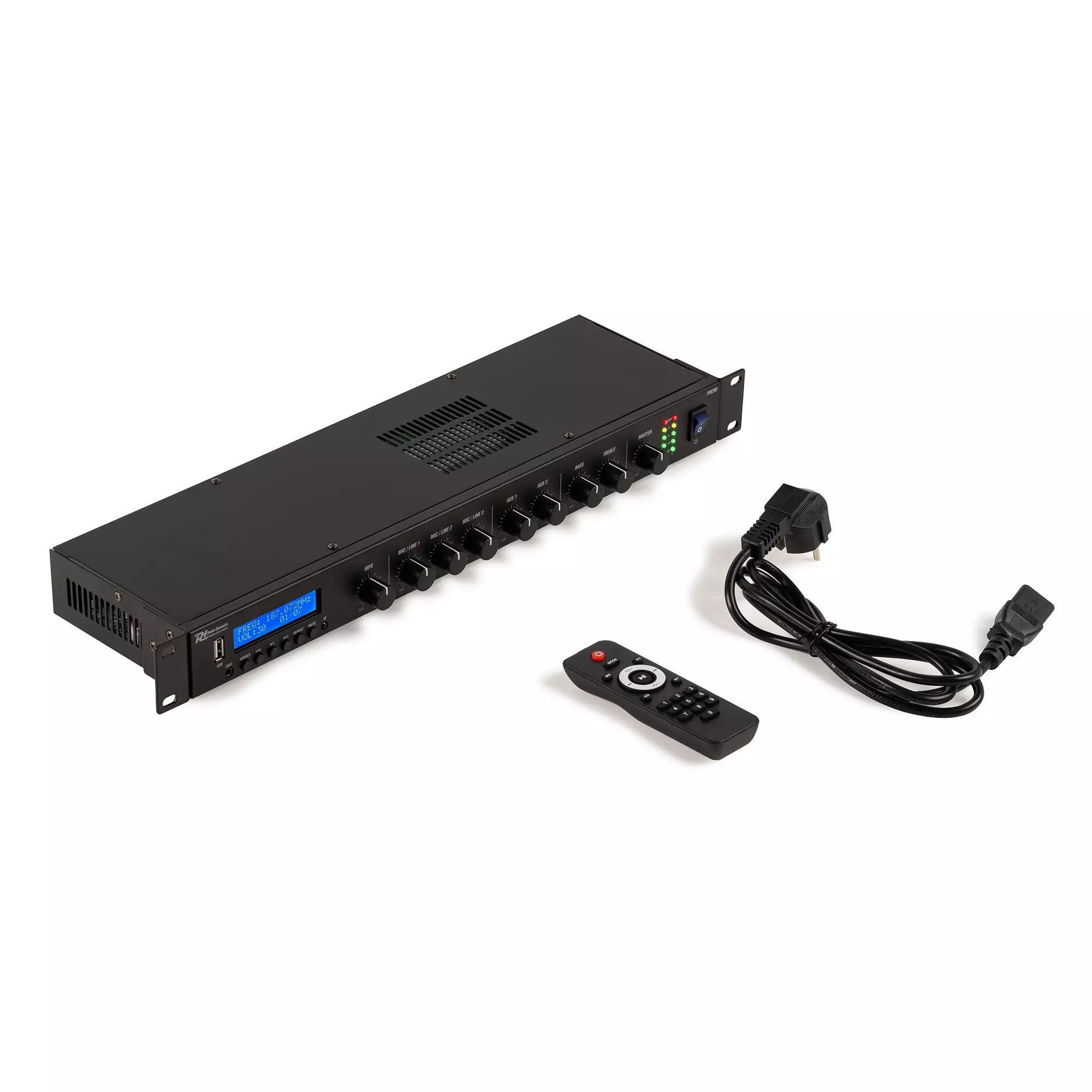 PDM PDC90 MIXER AMPLIFIER 1U 2X 60W USB/BT/DAB+ - Image 7