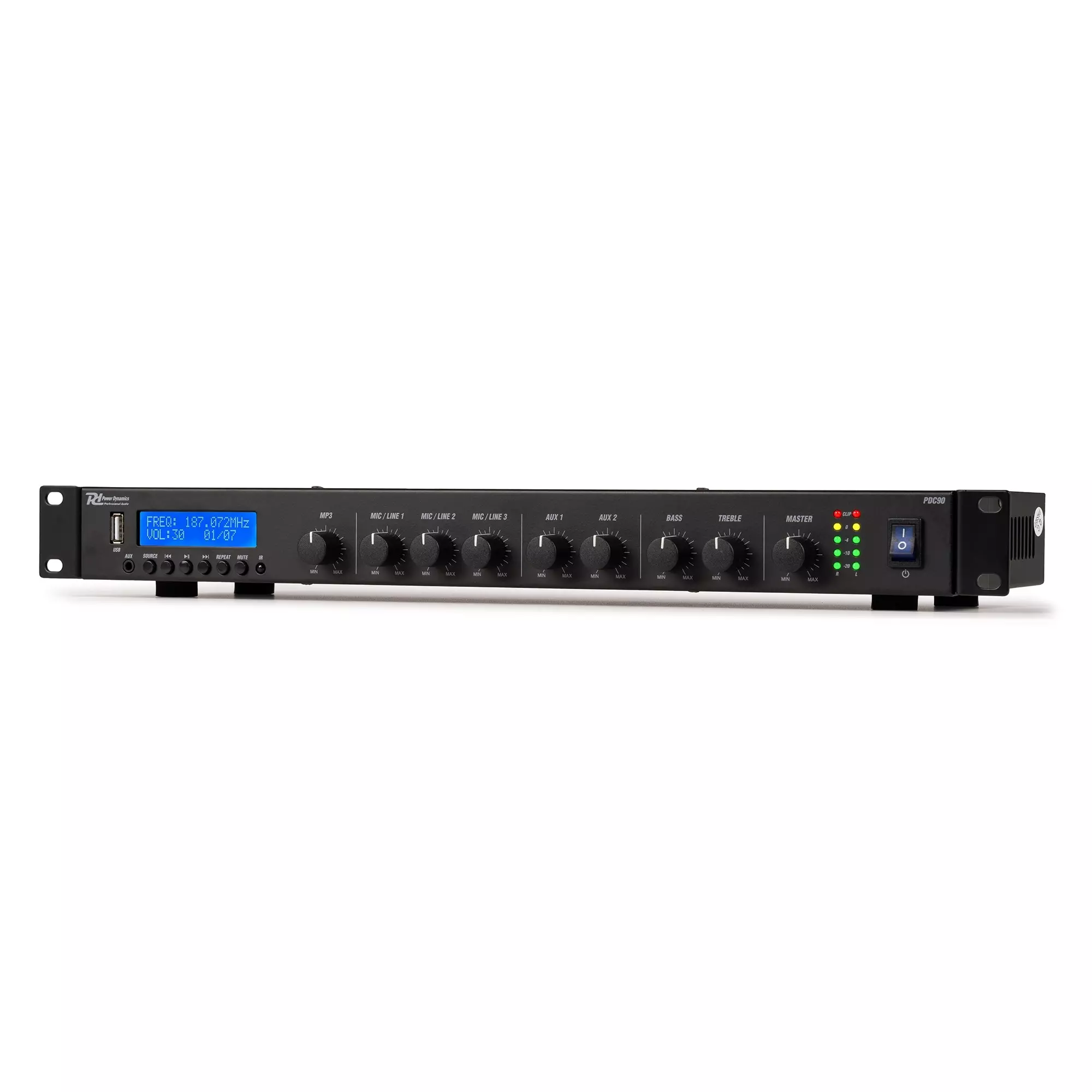 PDM PDC90 MIXER AMPLIFIER 1U 2X 60W USB/BT/DAB+ - Image 8