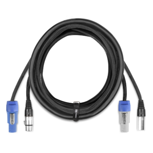 PDC CX06-5 POWER/SIGNAL LEAD POWERCON B/ XLR MALE  - POWERCON A/ XLR FEMALE 5M