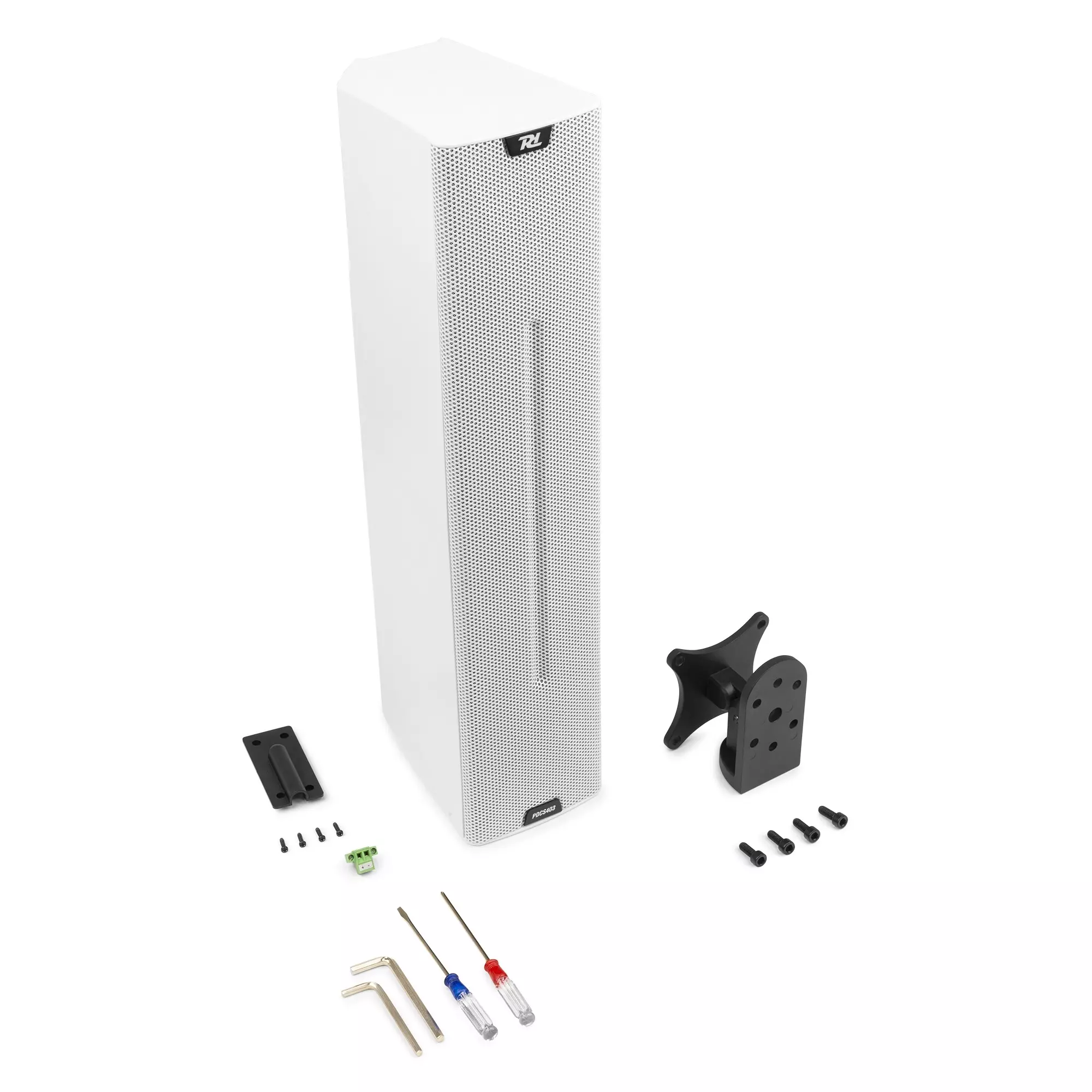 PDM PDCS403 ACTIVE COLUMN SPEAKER SYSTEM WHITE 130W IP44 - Image 4
