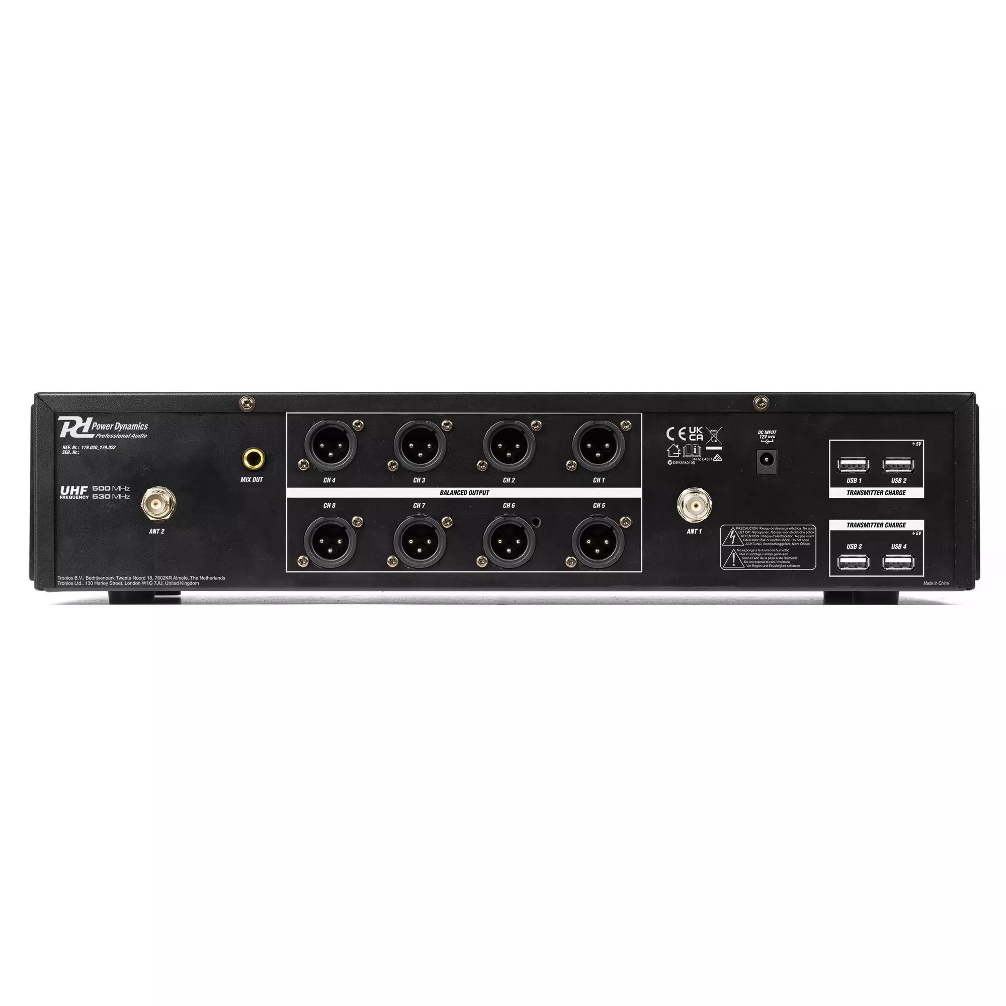 PDM PD528B 8WAY LAPEL MICROPHONE UHF 500-530MHZ - Image 3