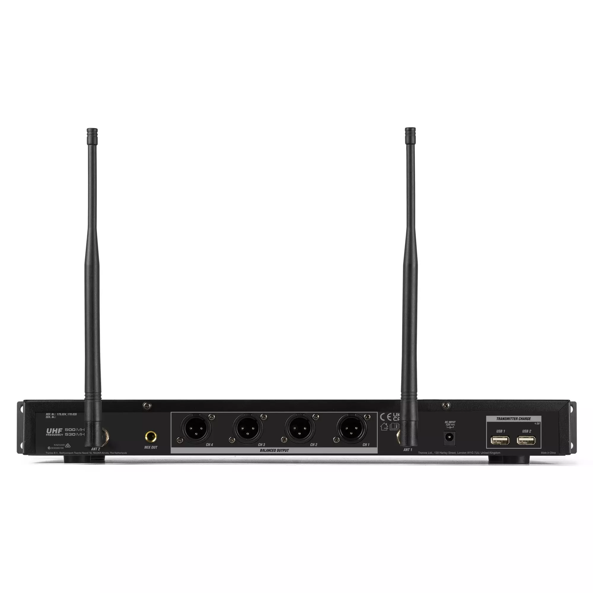 PDM PD524B QUAD LAPEL MICROPHONE UHF 500-530MHZ - Image 3