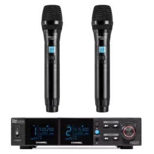 PDM PD522 DUAL HANDHELD MICROPHONE UHF 500-530MHZ