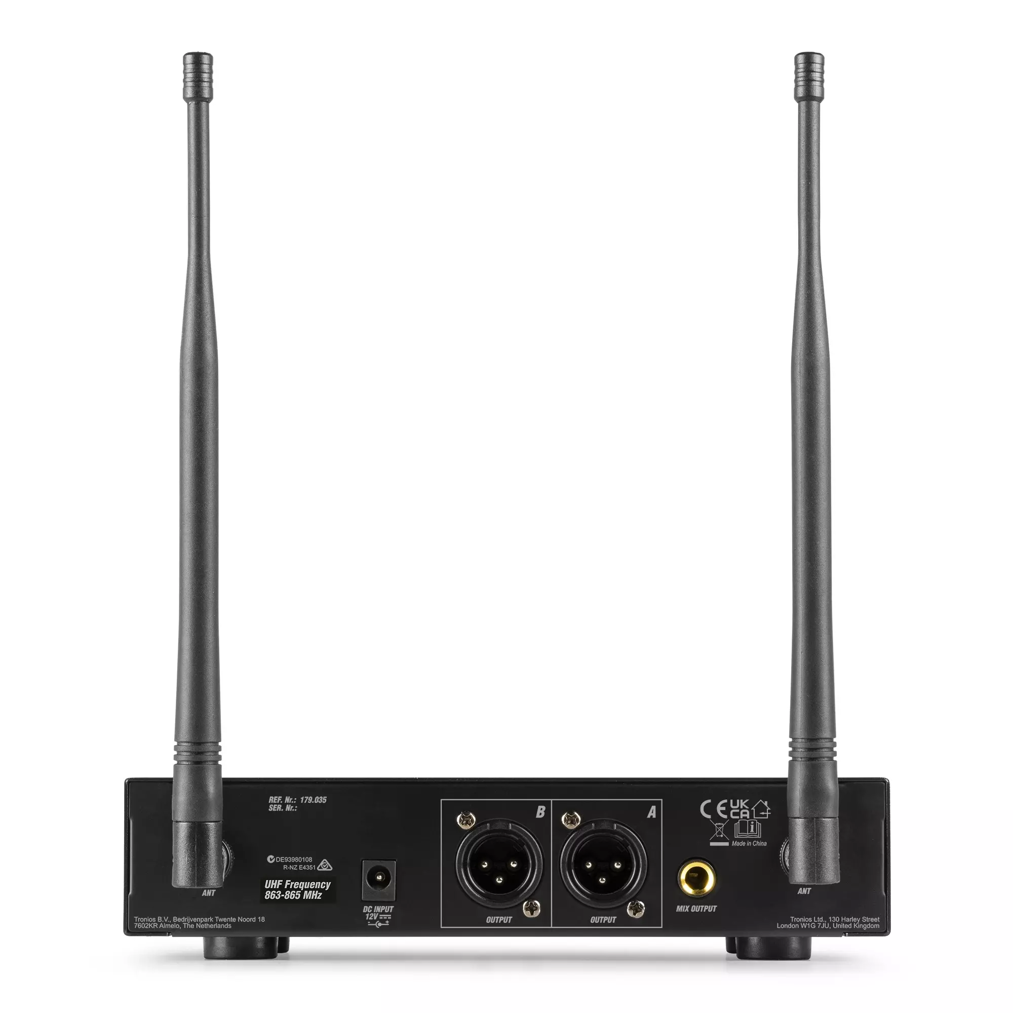 PDM PD220 DUAL HANDHELD MICROPHONE TRUE DIVERSITY UHF 823-832MHZ - Image 5