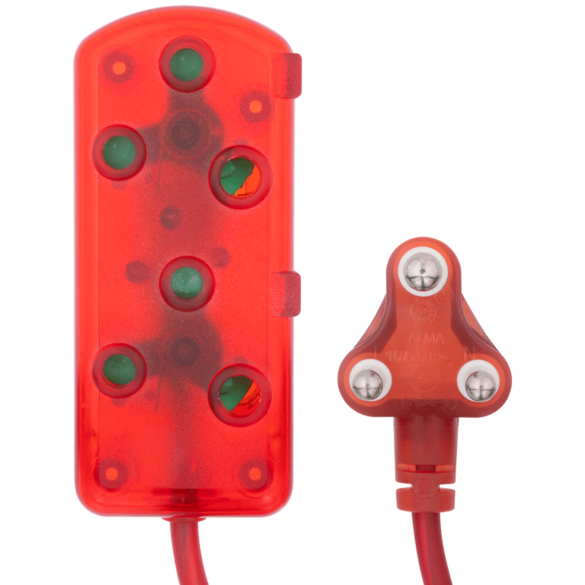 Ellies Side by Side Light Duty Extension Lead-5M - RD - Image 2