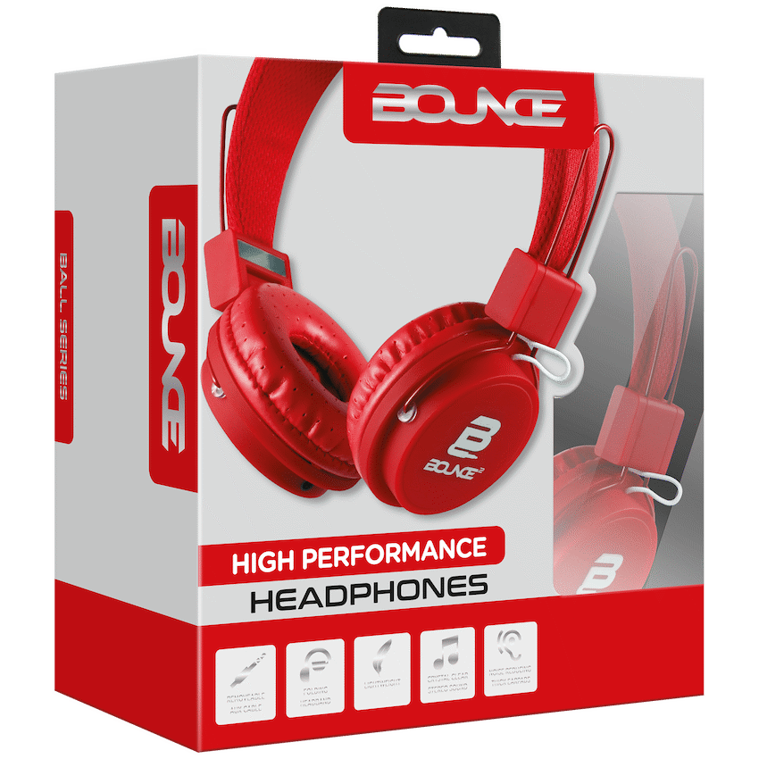 Bounce Ball Headphone - Red - Image 2
