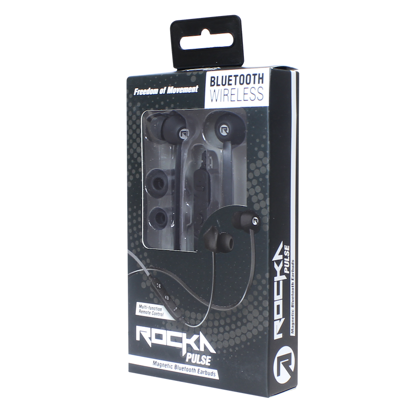Rocka Pulse Bluetooth Earbud - Black - Image 2