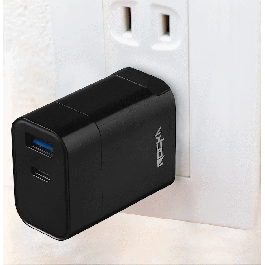 Rocka Rapid Series QC3.0 + PD Wall Charger, 18w, with Cable - Image 2